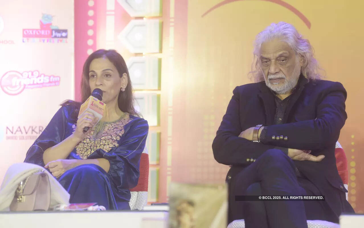 Celebs attend a literary fest