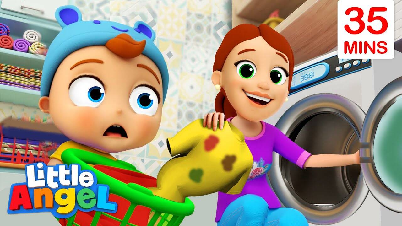 English Nursery Rhymes: Kids Video Song in English 'Clean Up'
