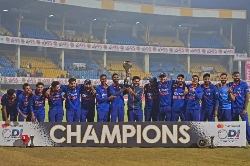 India become No.1 ODI team with series win over New Zealand, see pictures