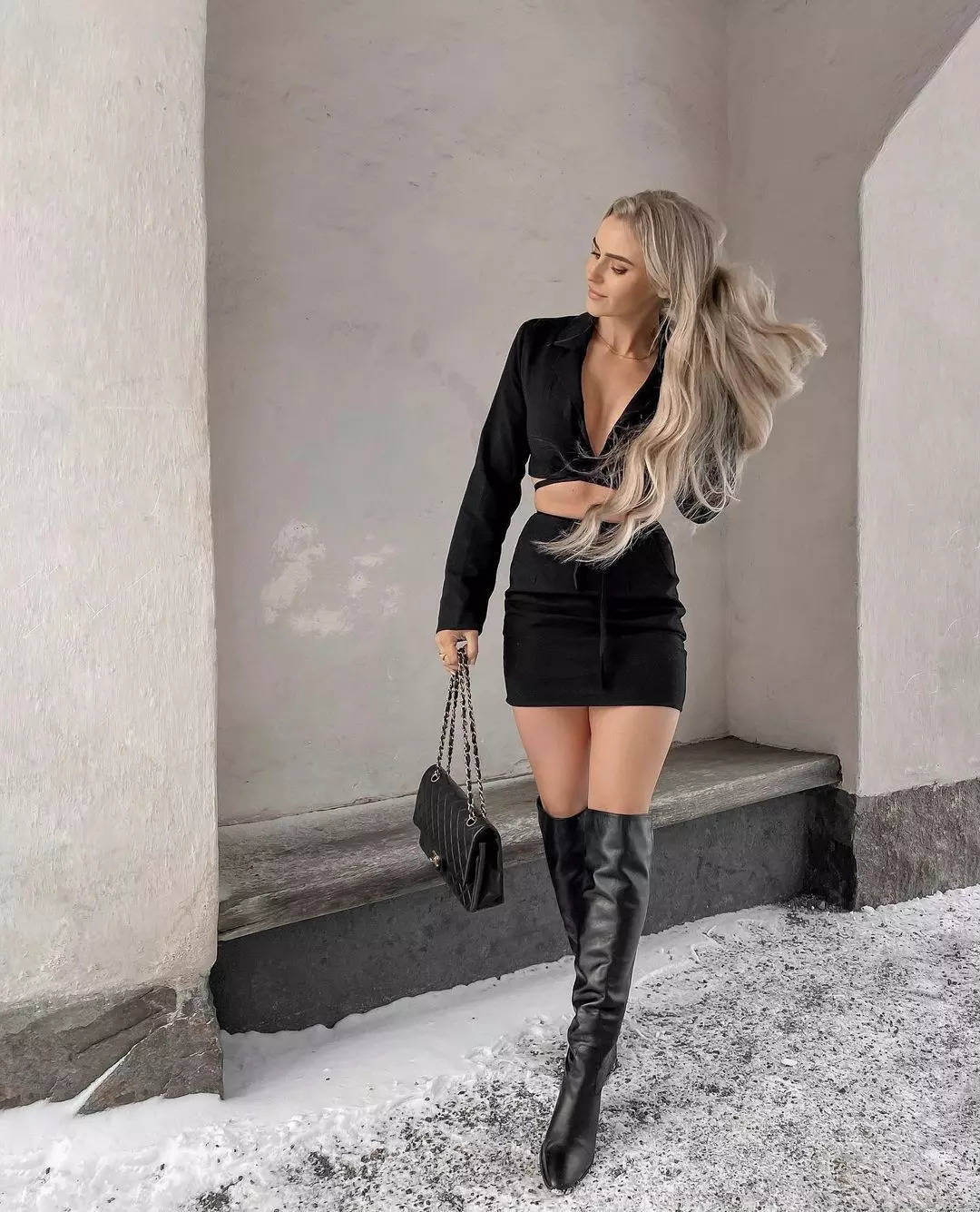 Anna Nystrom 2018 в шортиках