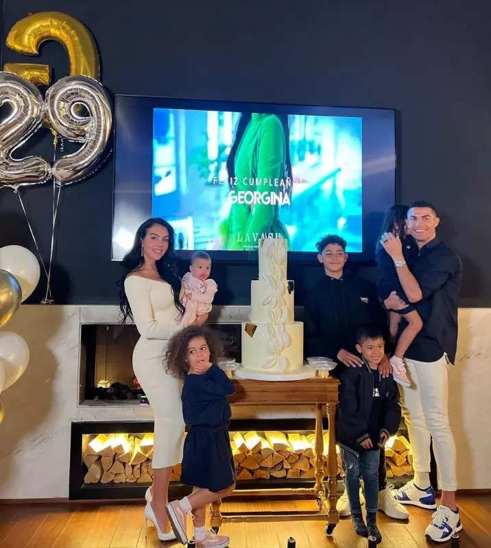 Inside Georgina Rodriguez's lavish 29th birthday with Cristiano Ronaldo and kids in Saudi Arabia