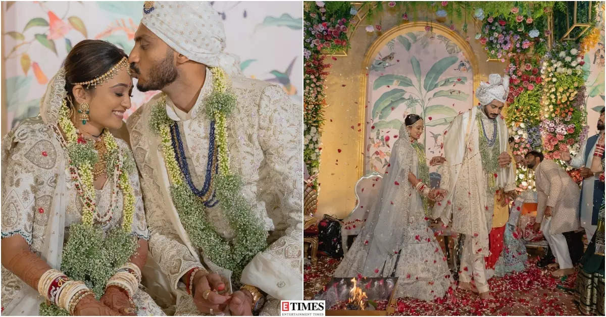 Axar Patel marries Meha in Vadodara, see pictures from the cricketer's dreamy wedding ceremony