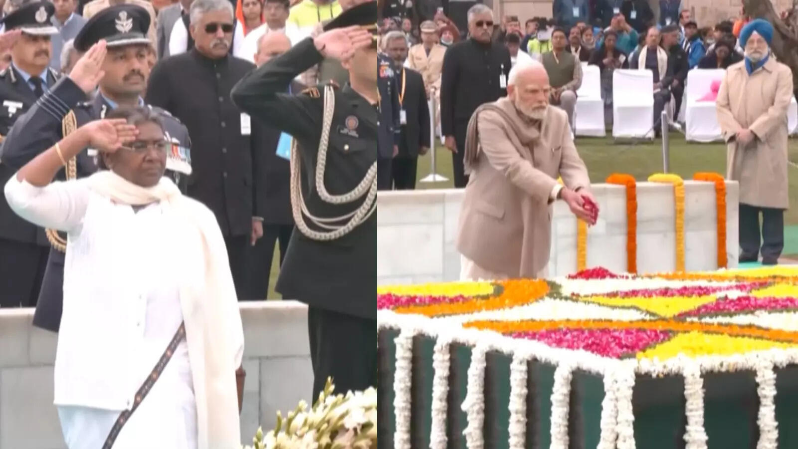 President Murmu, PM Modi pay tribute to Mahatma Gandhi on his death ...