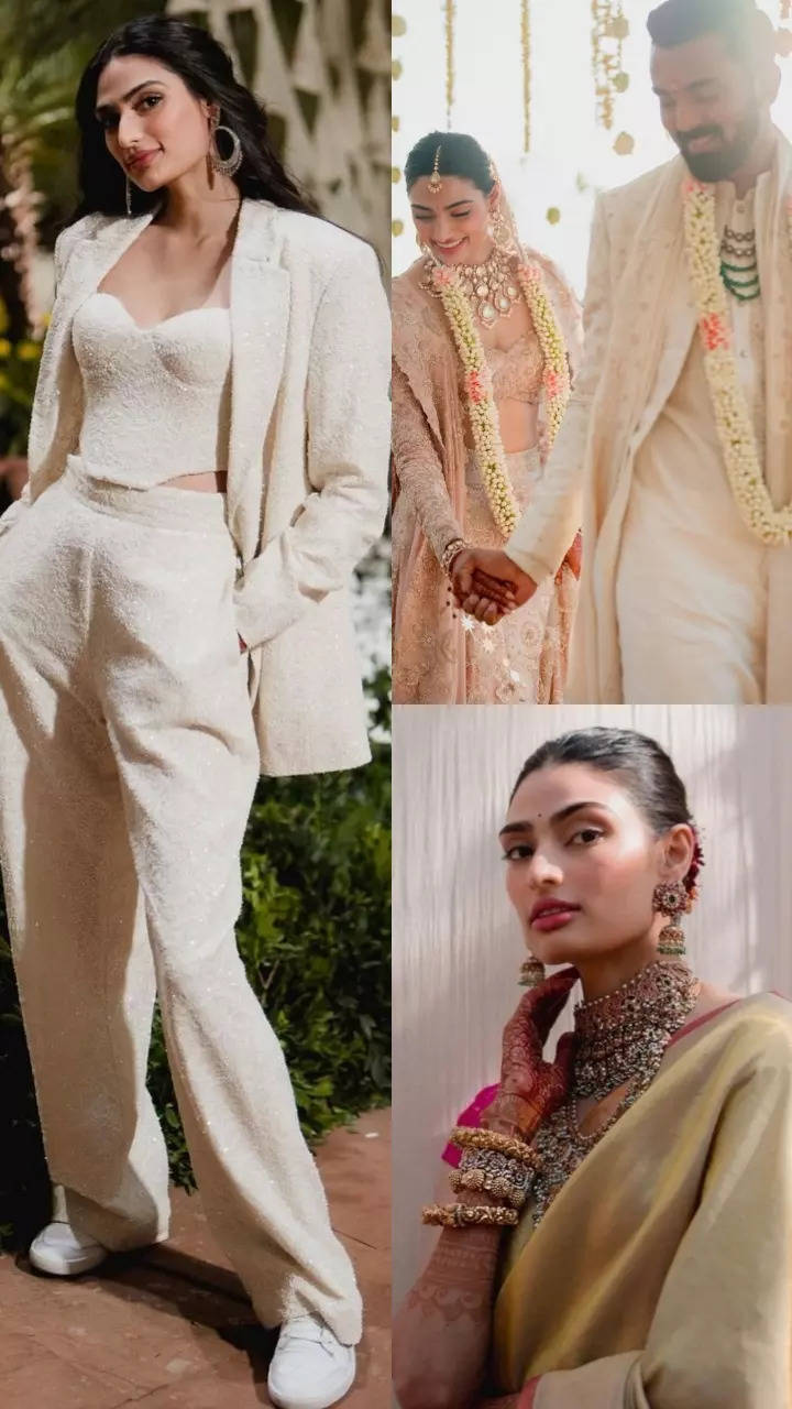 From chikankari pant suit to pastels: Style inspiration served by Athiya  Shetty for brides-to-be