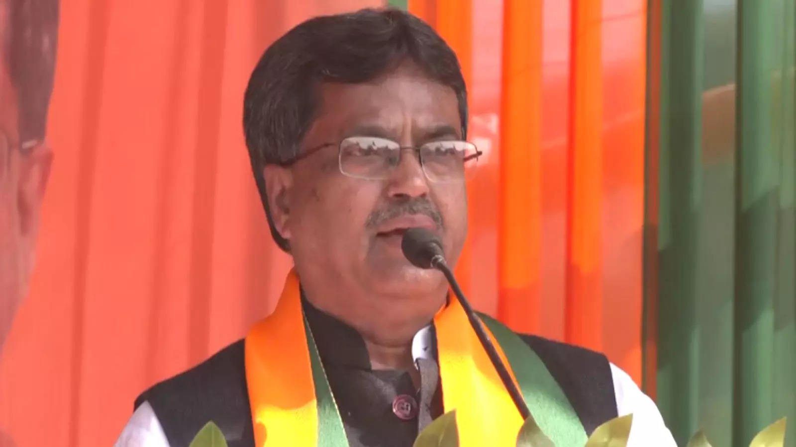 Tripura Cm Manik Shah Holds Vijay Sankalp Rally In Agartala 9479