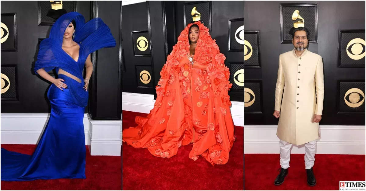 Grammys 2023 red carpet fashion: Cardi B, Lizzo, Ricky Kej and more head-turning looks in pictures