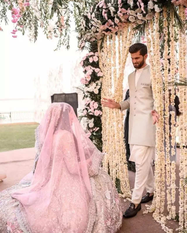 Pakistani Cricketer Shaheen Afridi Marries Shahid Afridi's Daughter ...