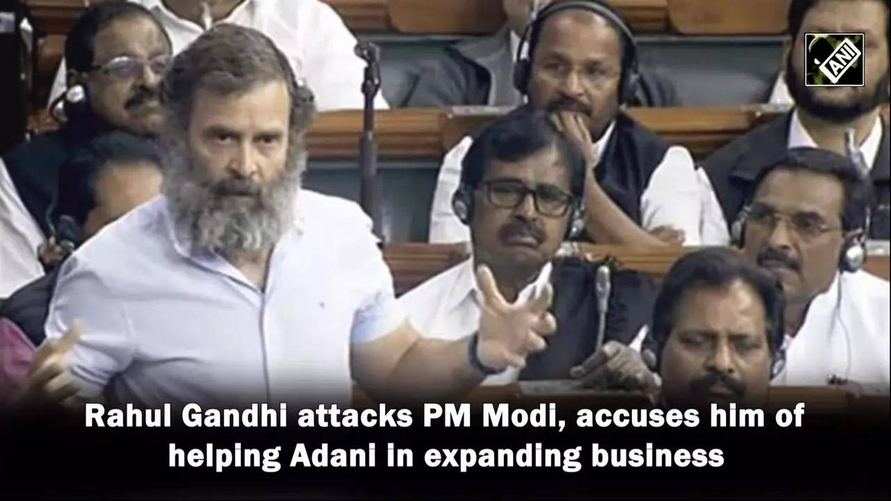 Adani: Rahul Gandhi Attacks PM Modi, Accuses Him Of Helping Adani In ...