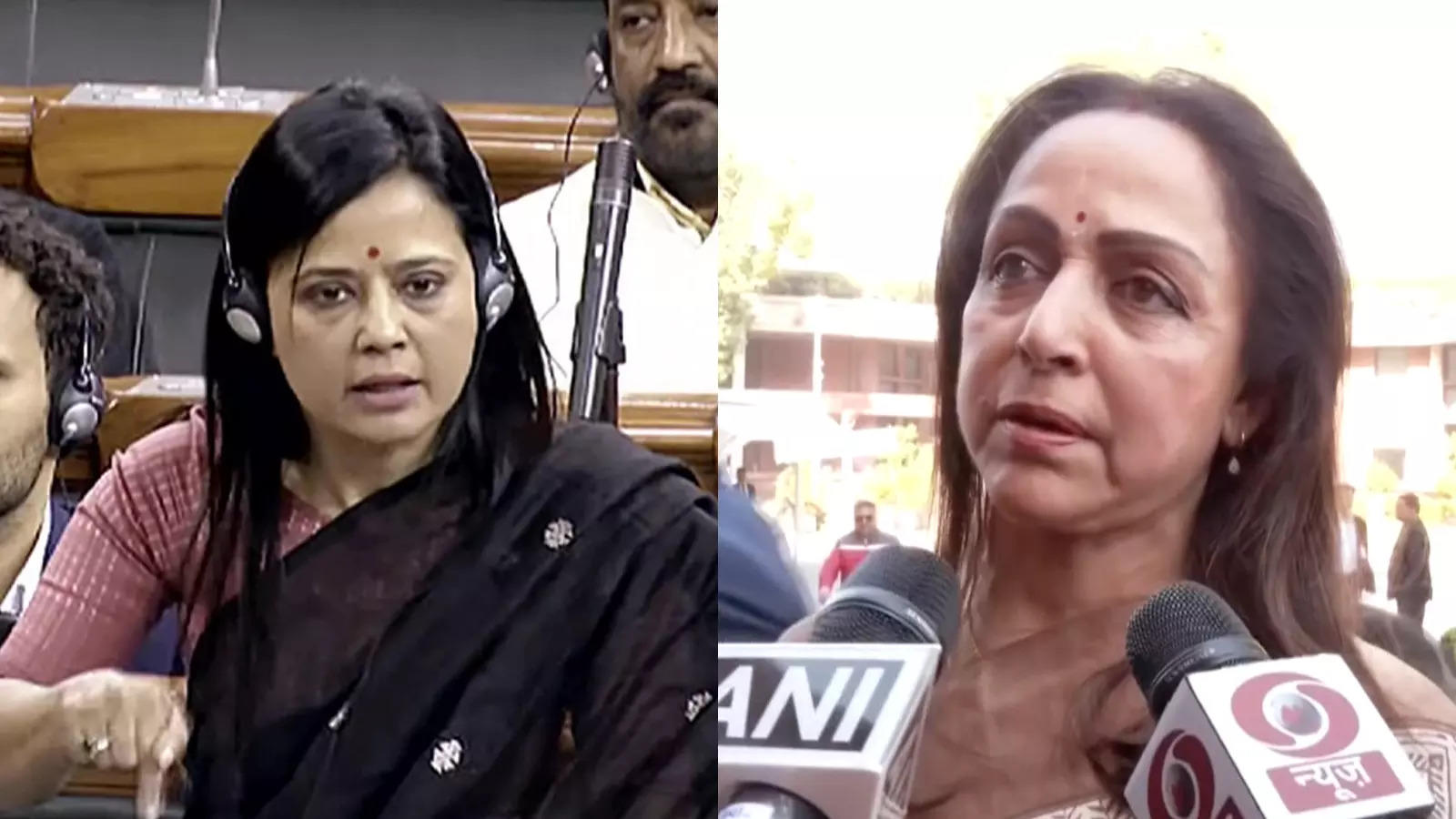 “control Your Tongue” Hema Malini On Tmc Mp Mahua Moitra Using Offensive Language In Parliament 7437