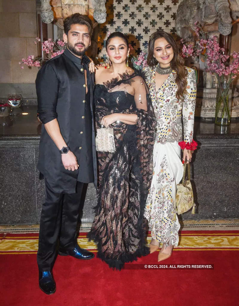 From Sonakshi Sinha-Zaheer Iqbal to Ayushmann Khurrana, stars galore at Ramesh Taurani’s daughter’s wedding reception