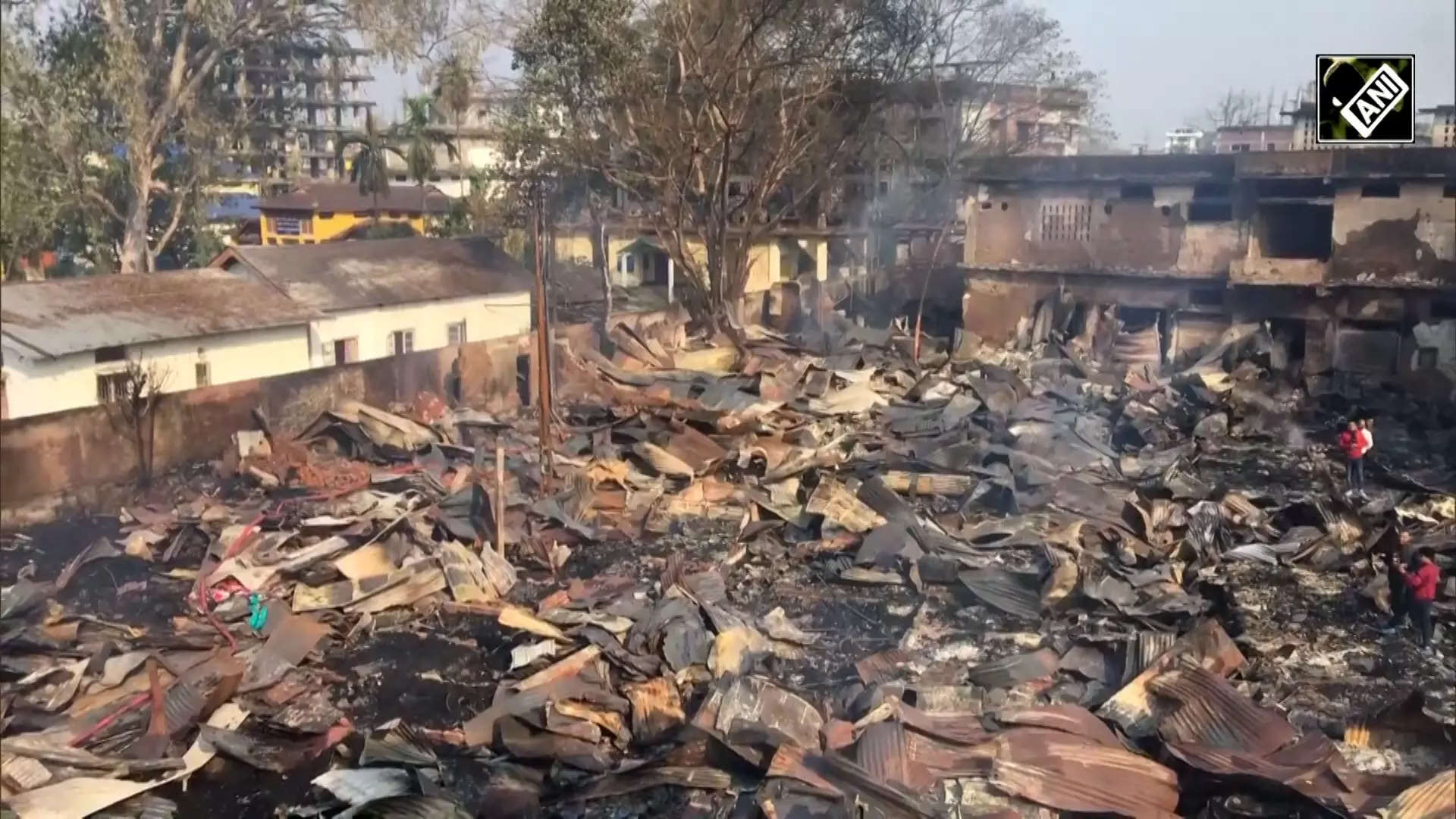 Assam Chowk Bazaar fire: Over 300 shops destroyed, informs Jorhat ...