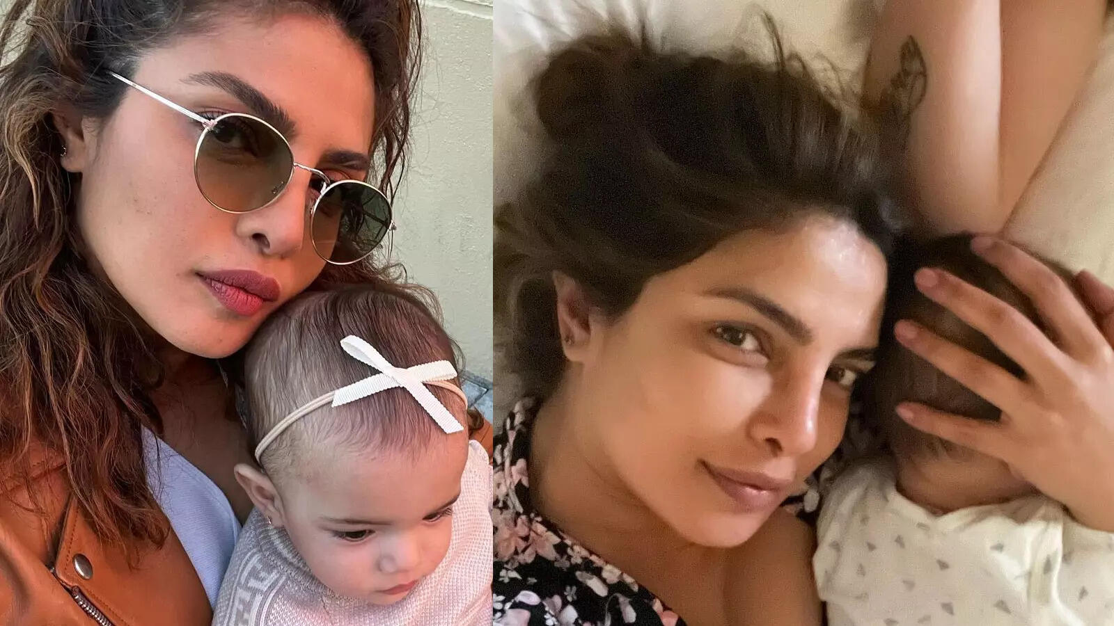 Priyanka Chopra Jonas drops pictures as she cuddles daughter Malti