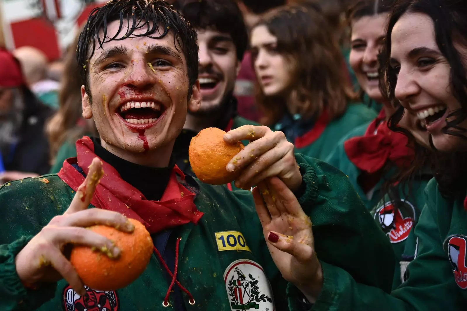 Fun-filled images from Italy's craziest festival ‘Battle of Oranges’