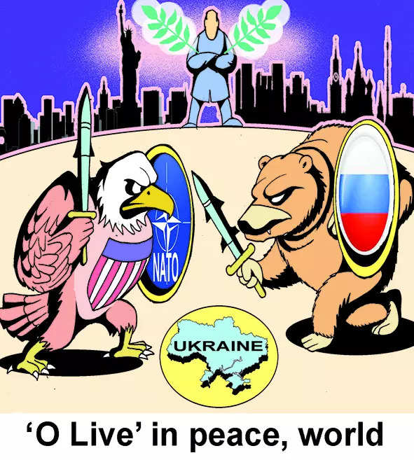 O Live' in peace, world | Times of India Mobile