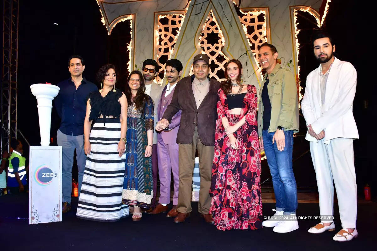 Dharmendra, Aditi Rao Hydari and others grace the launch of the series Taj: Divided by Blood