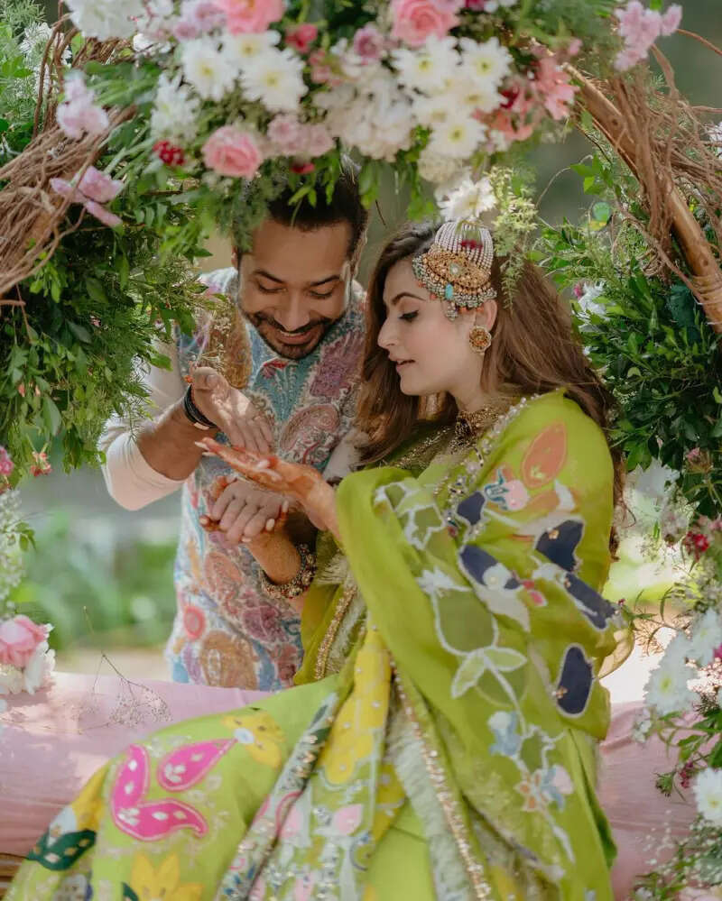 These pictures from Abhishek Pathak and Shivaleeka Oberoi&rsquo;s wedding are straight out of a fairy tale!