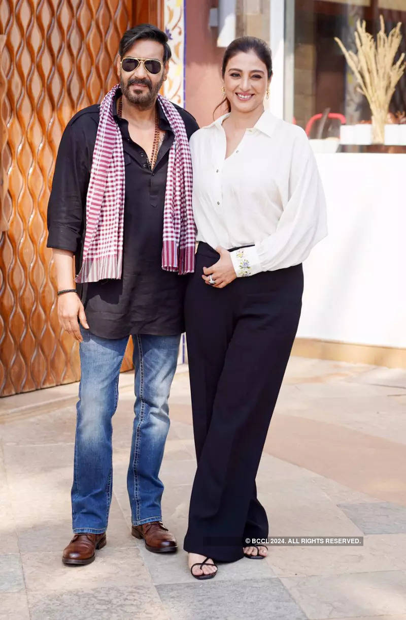 Ajay Devgn and Tabu promote their film Bholaa