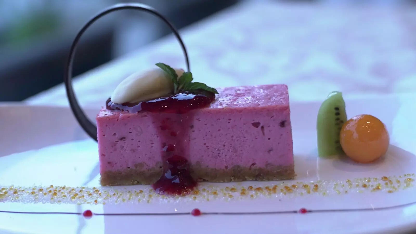 Watch: How to make Raspberry Cheesecake - Times Food