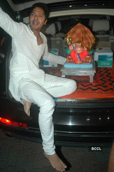 Shreyas celebrates Ganesh Chaturthi 