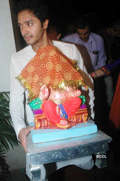 Shreyas celebrates Ganesh Chaturthi 