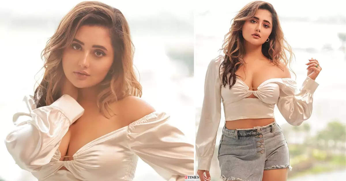 Rashami Desai’s street style in a white crop top and denim short skirt is a must have in your wardrobe, see pictures