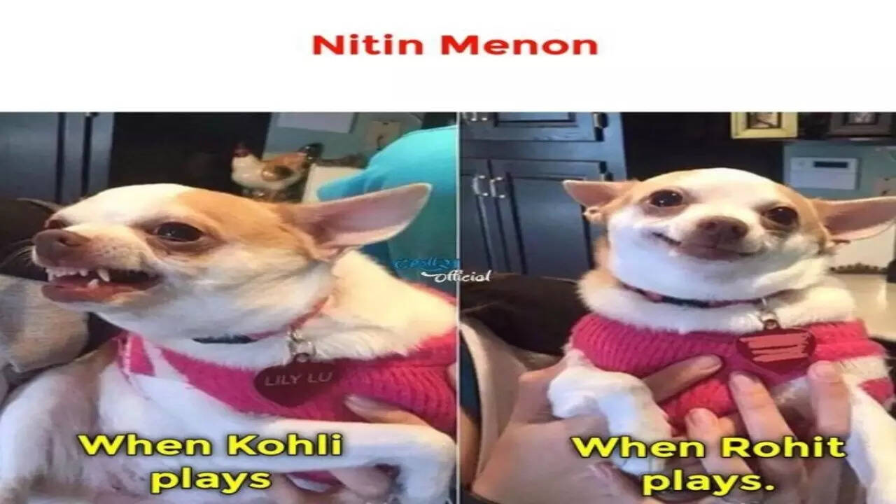 'Kohli hota toh out deta': Fans mock Nitin Menon for 'favouring' Rohit