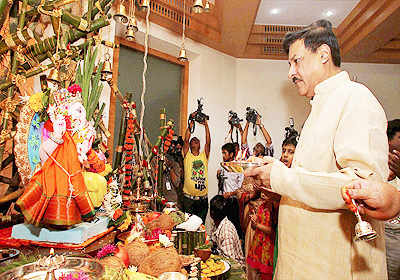 Stars celebrate Ganesh Utsav