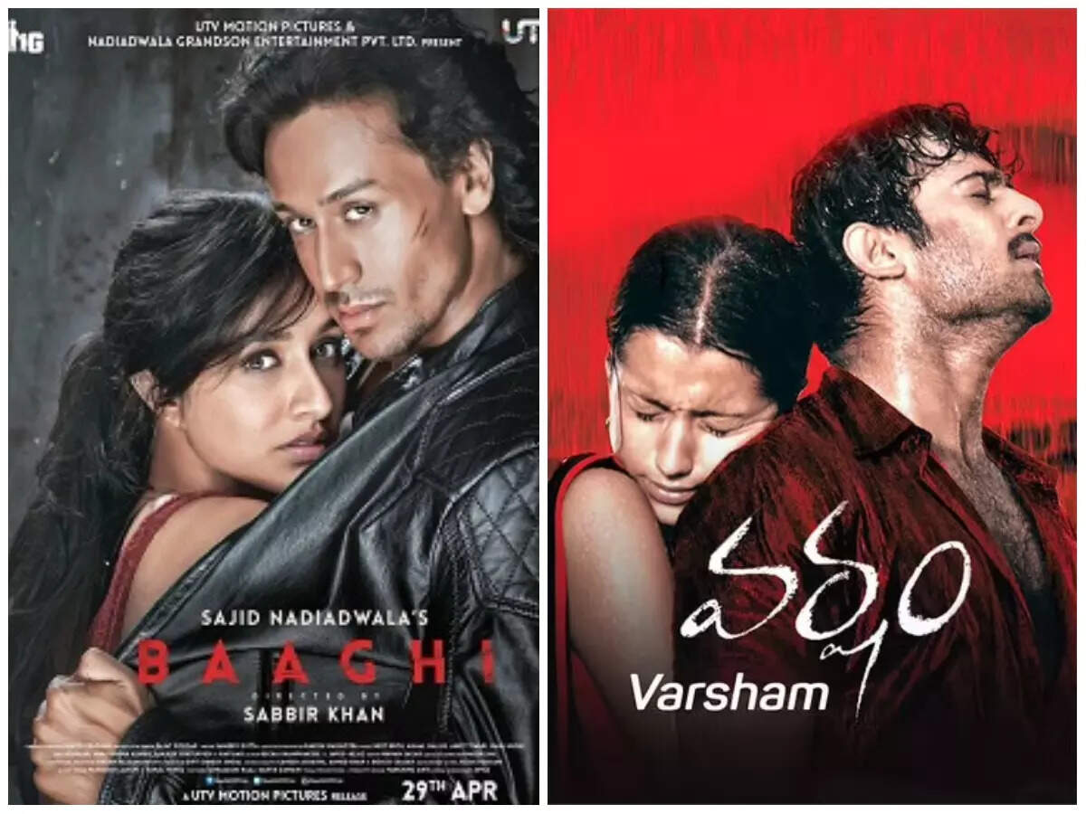 ​‘Baaghi’ (2006): ‘Varsham’ (2004)
