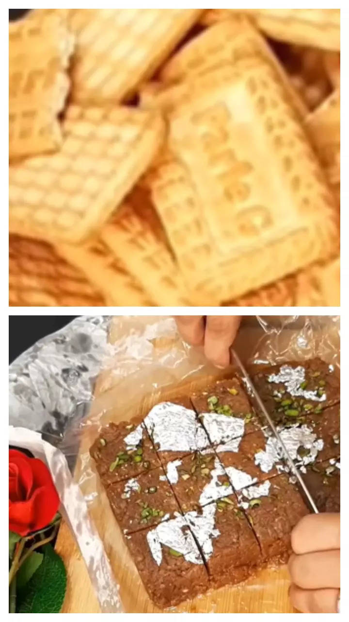 How to make tasty Burfi with leftover and soggy biscuits | Times of India