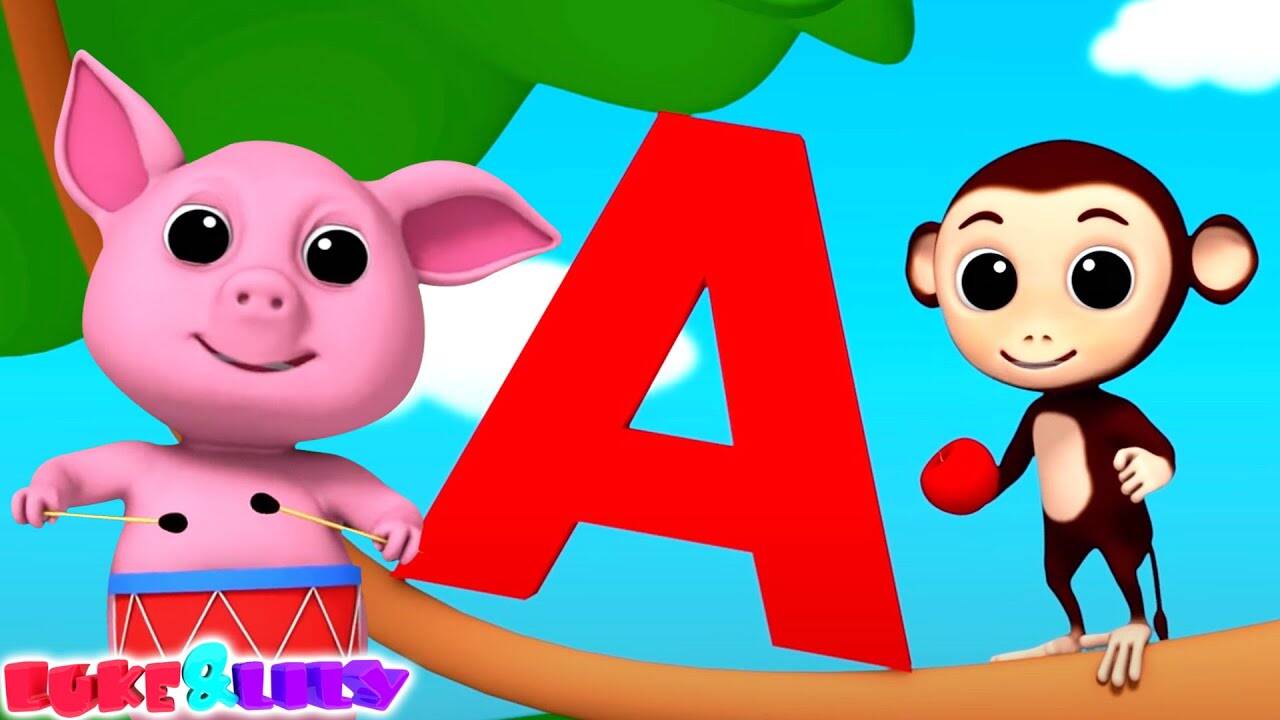English Nursery Rhymes Kids Video Song In English Phonics Sound Abc