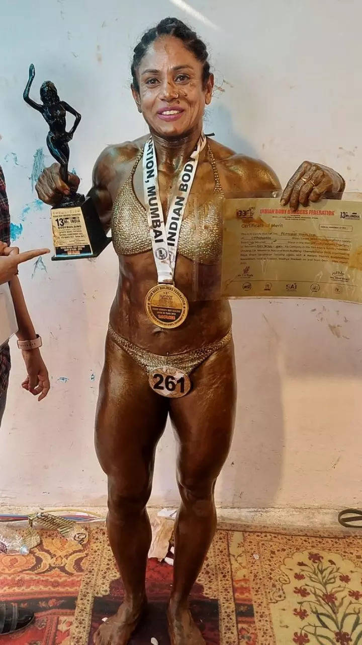 Pratibha Thapliyal: A wife, mother & bodybuilding champ | Times of India