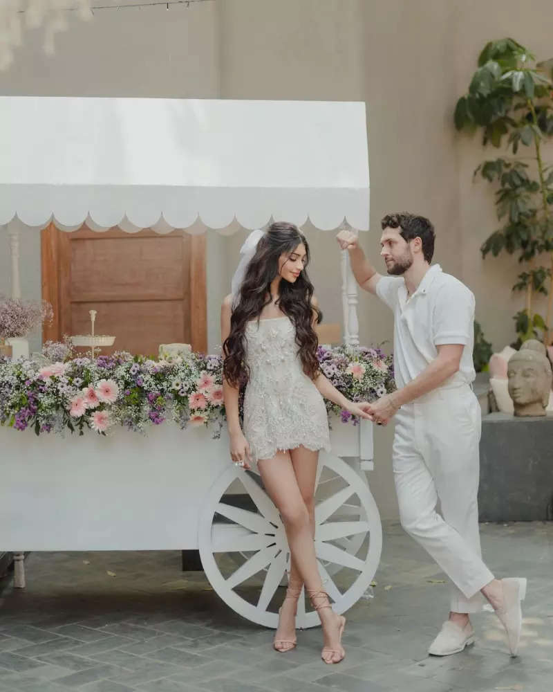 Ananya Panday, Ahaan Panday and others stun at Alanna Panday’s white-themed bridal shower