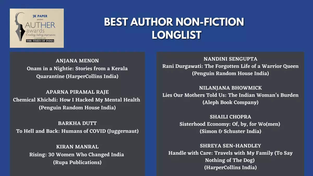 author longlist non fiction