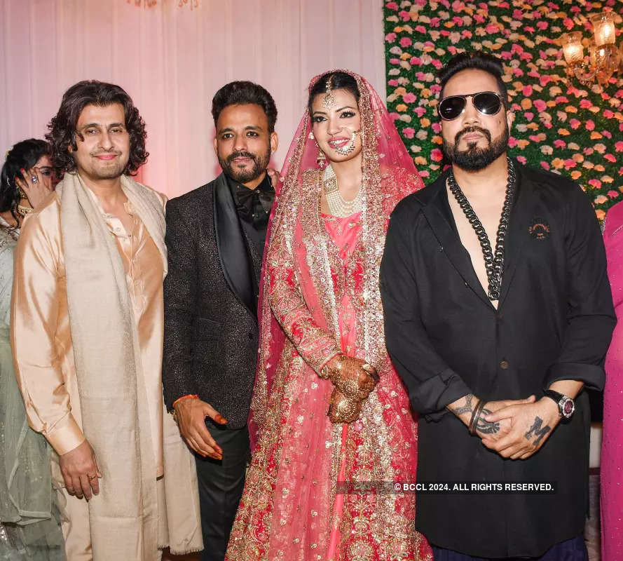 Shaarib Sabri & Sufiya Iram Siddiqui’s wedding reception was a starry ...