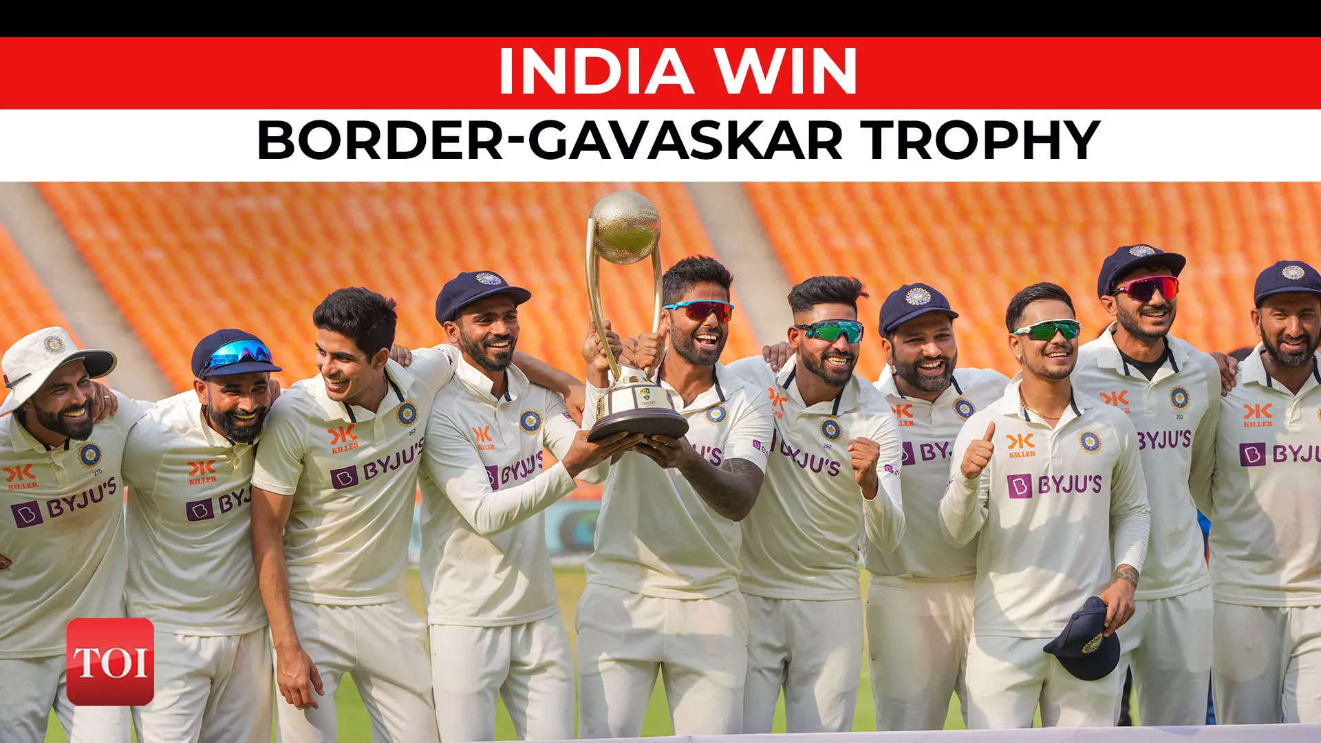 India win BorderGavaskar trophy after 4th Test ends in a draw