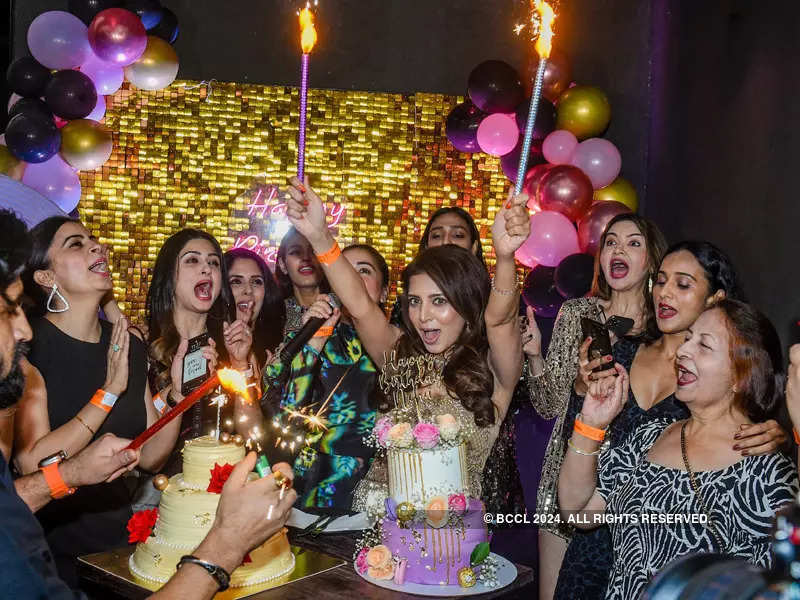 Inside pictures from Neha Adhvik Mahajan’s star-studded birthday party