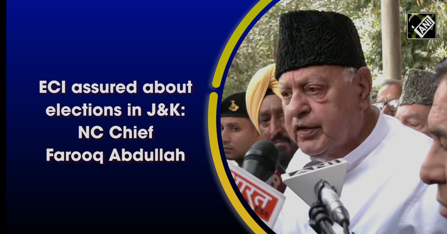 Eci Assured About Elections In Jandk Nc Chief Farooq Abdullah