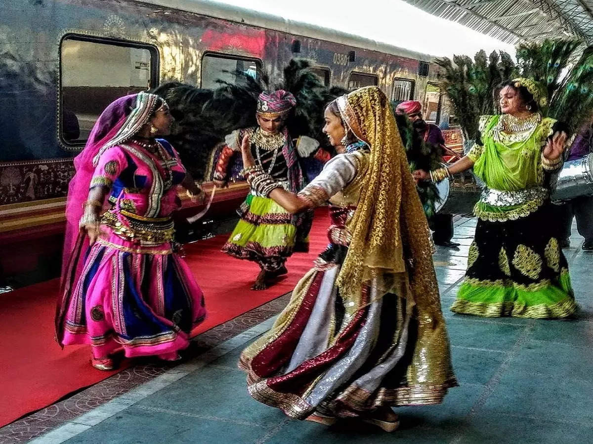 Welcome dance: Deccan Odyssey
