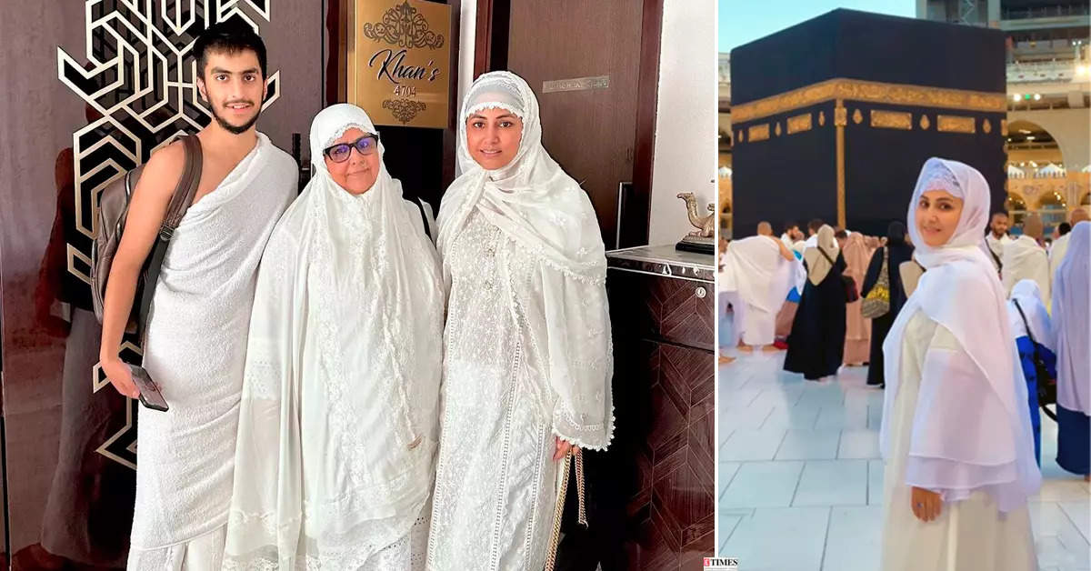 Hina Khan performs her first-ever Umrah in Mecca, see pictures