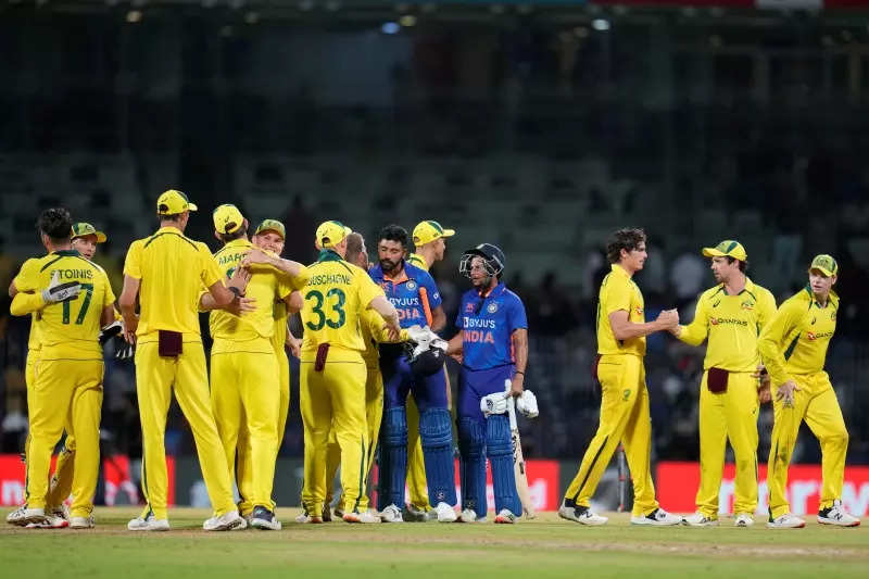 Pictures from India vs Australia 3rd ODI match