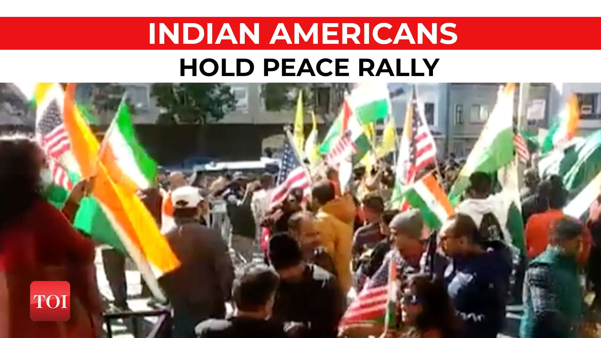 Watch: Indian Americans rally in support of India at San Francisco consulate