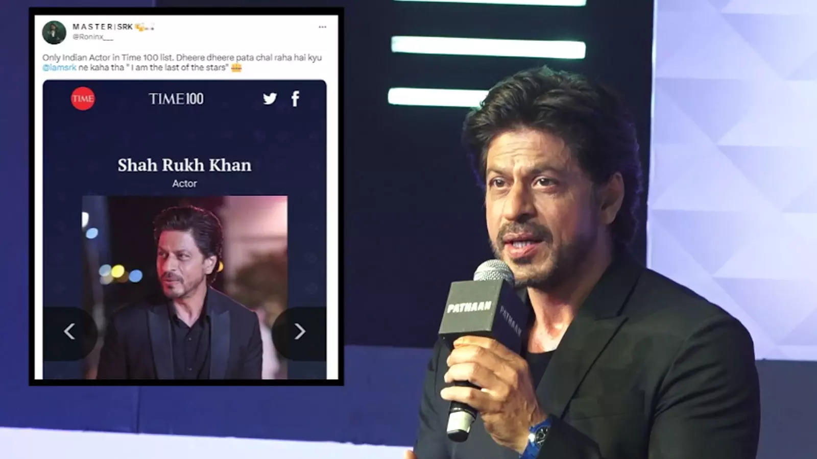 Shah Rukh Khan tops TIME 100 Reader Poll, defeats Lionel Messi, Prince  Harry