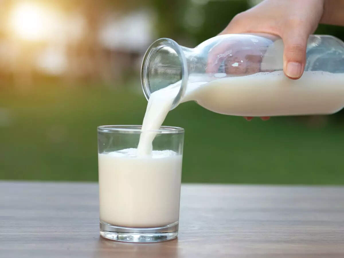Why should you avoid stepping out immediately after drinking milk?