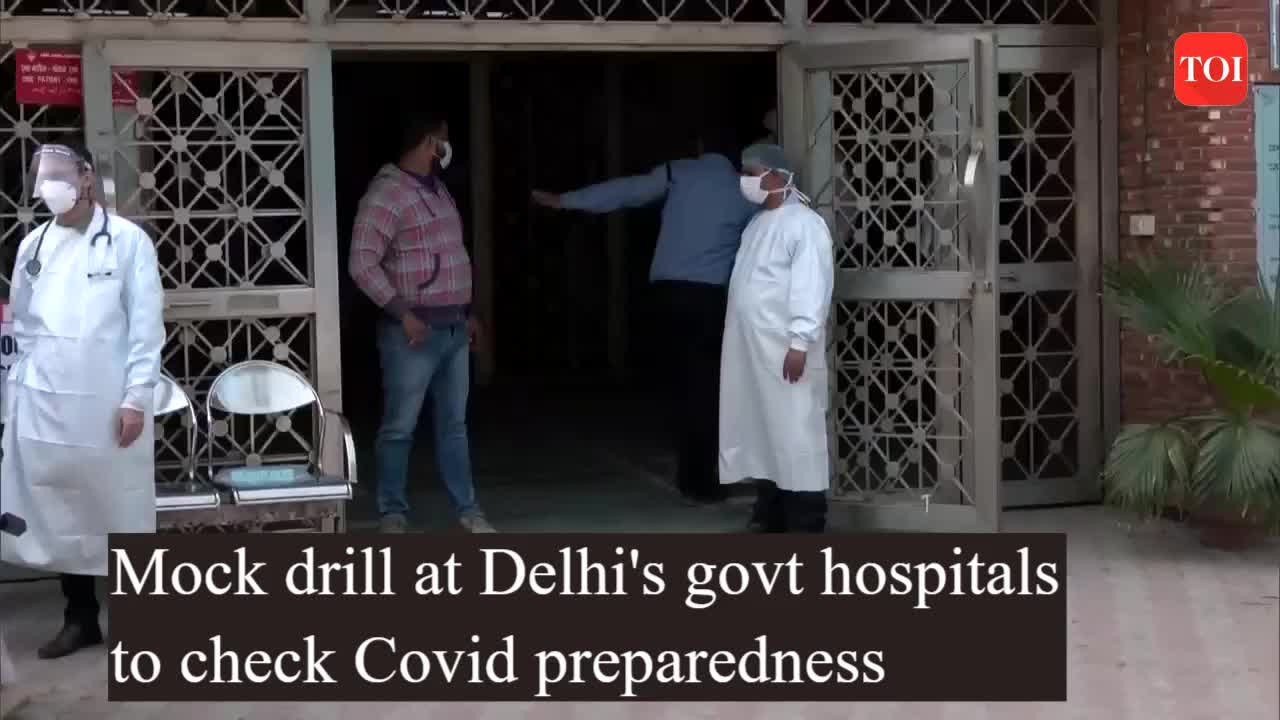 Mock drill at govt hospitals in Delhi today to check Covid preparedness