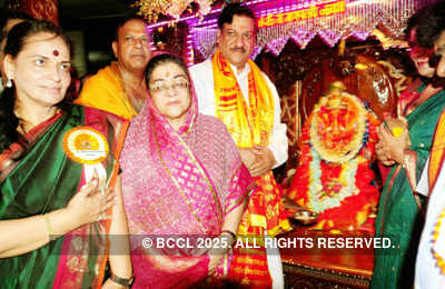 CM Prithviraj Chavan with wife