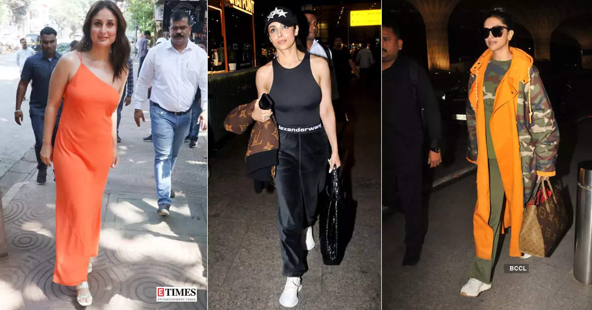 #ETimesSnapped: From Kareena Kapoor-Malaika Arora to Deepika Padukone, paparazzi pictures of your favourite celebs