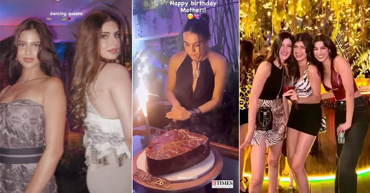 Fun-filled pictures from Tania Shroff’s birthday party with Khushi Kapoor, Suhana Khan, Shanaya Kapoor and others
