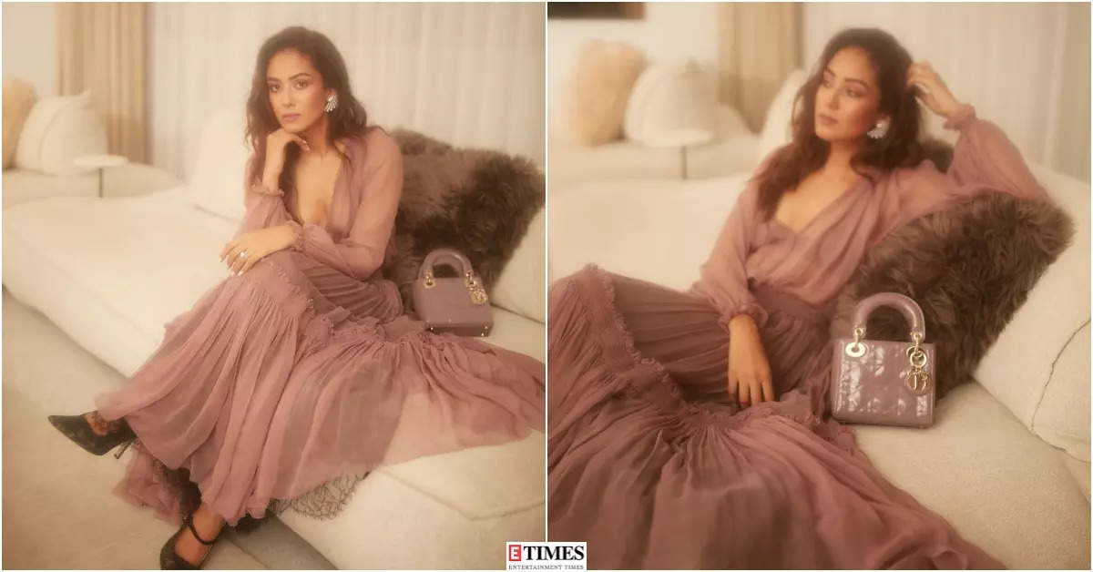 Subtle yet elegant, Mira Rajput's pastel gown is the inspiration you need this summer