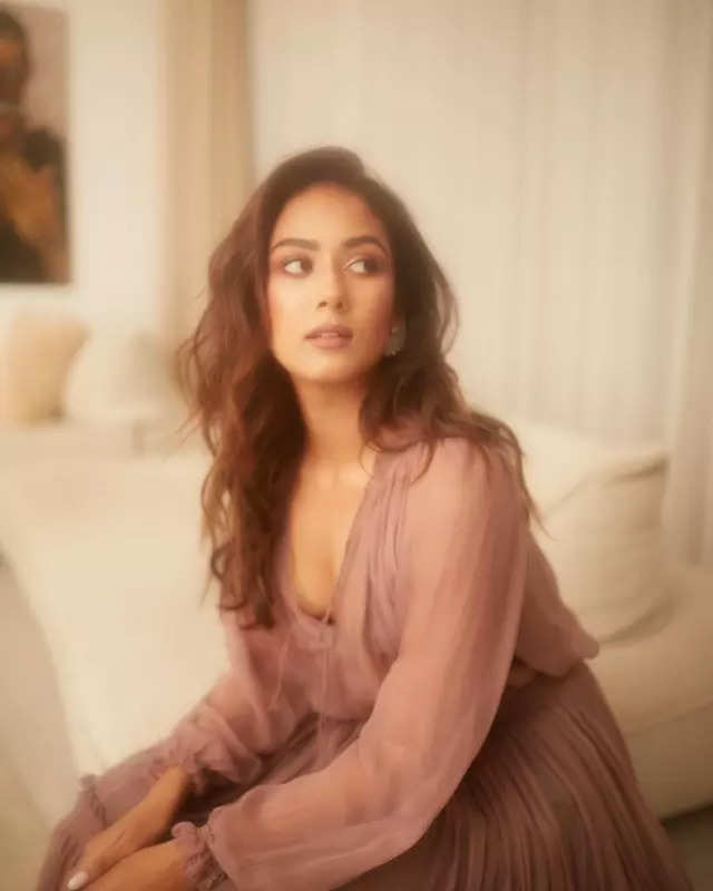 Subtle yet elegant, Mira Rajput's pastel gown is the inspiration you need this summer