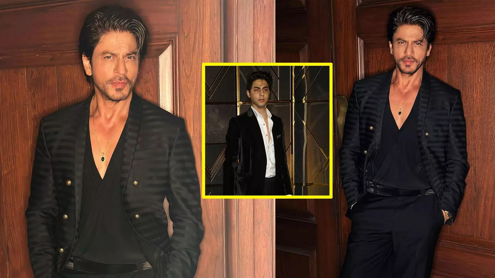 Shah Rukh Khan looks dapper in all-black look for NMACC launch event ...